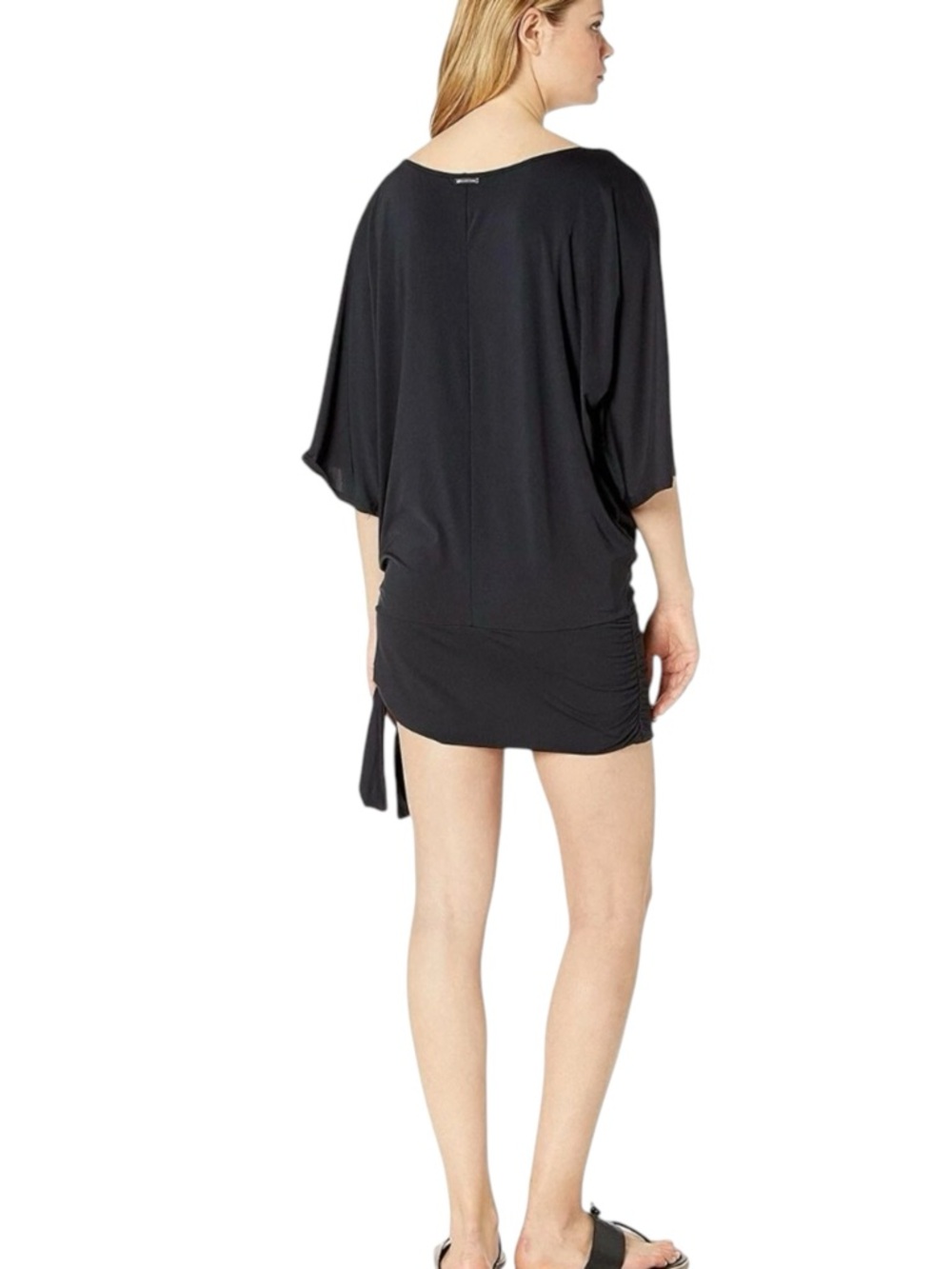 Michael Kors Black Side-Tie Swim Cover-Up Tunic NWT - Picture 3 of 4